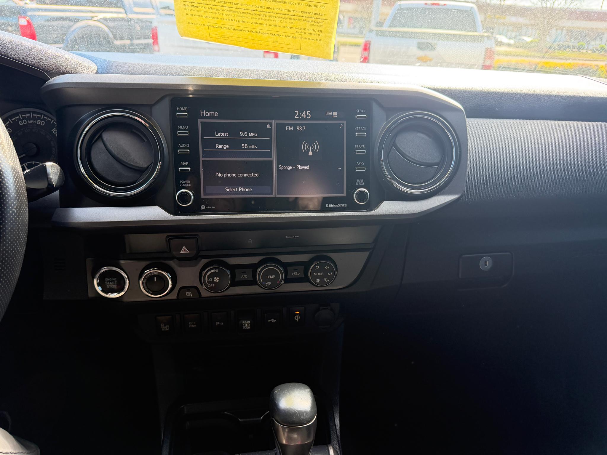 Toyota Tacoma 4WD TRD Off Road Double Cab 5' Bed V6 AT (Natl) 2020