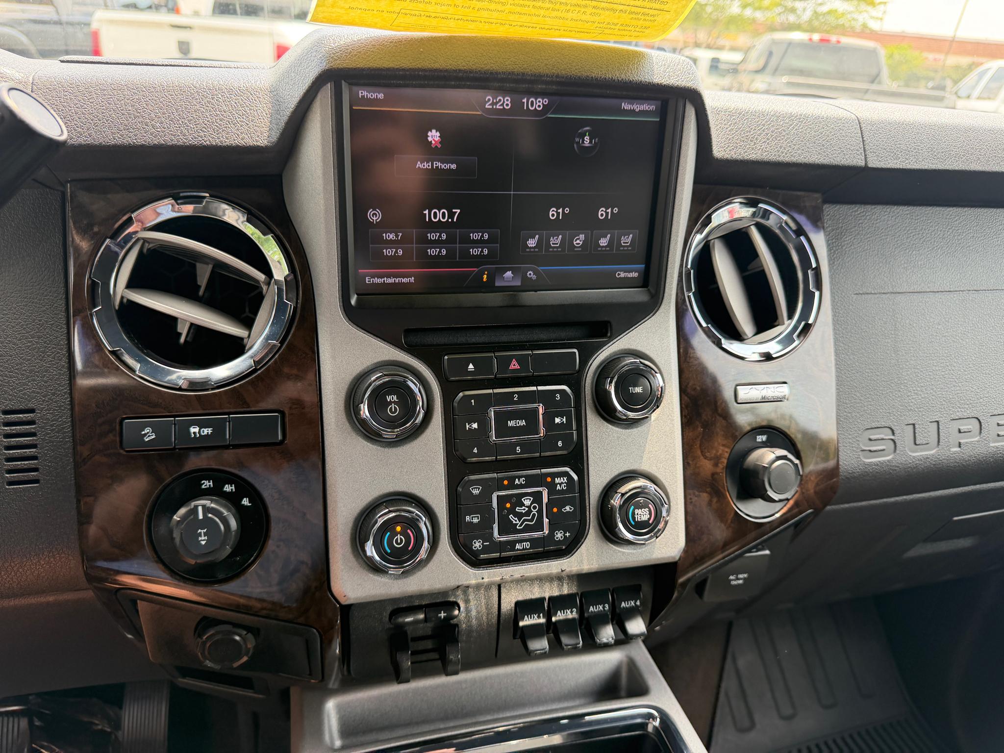 Ford Super Duty F-250 SRW 4WD Crew Cab 156" Platinum 2013