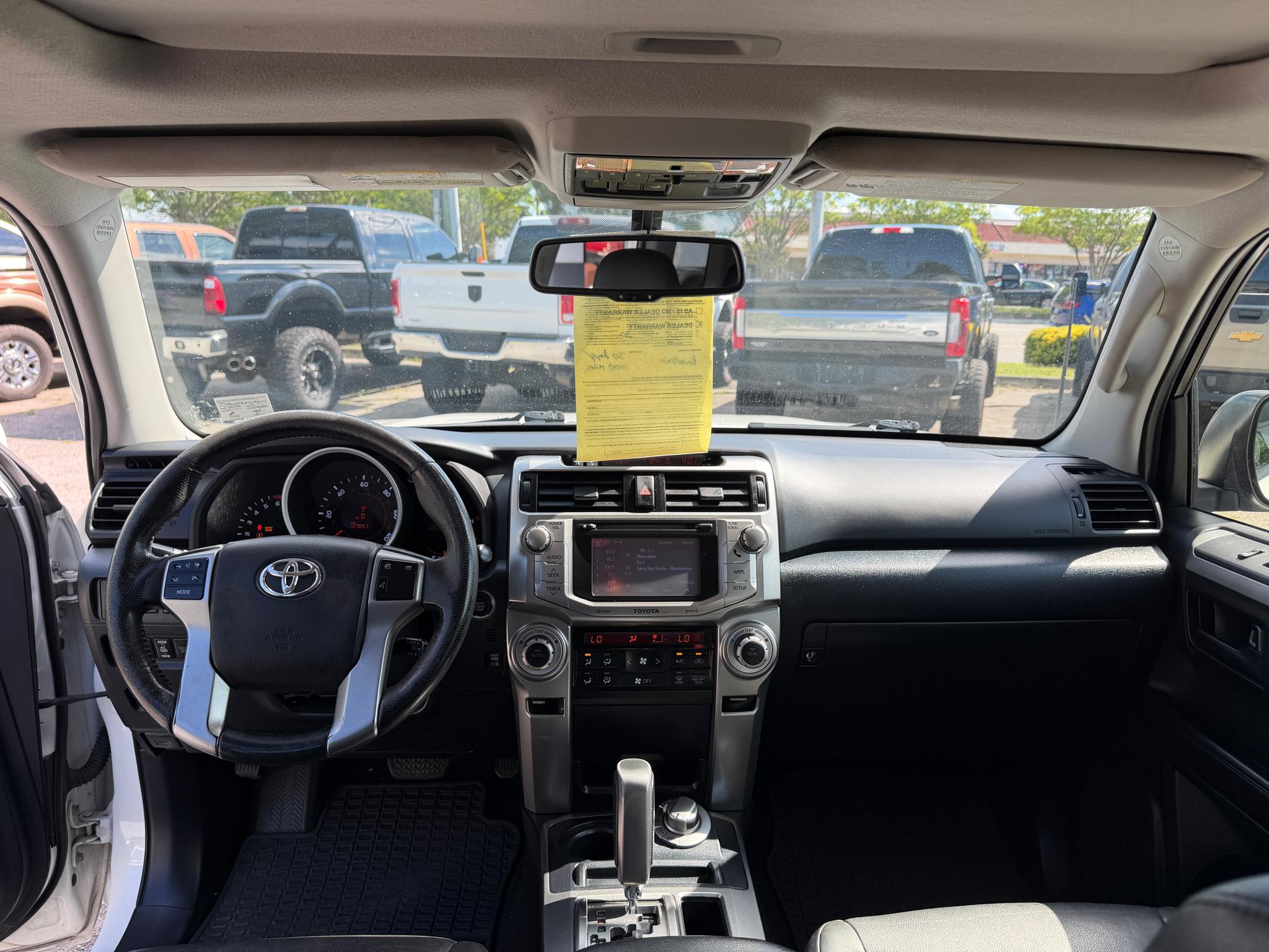 Toyota 4Runner 4WD 4dr V6 Limited (Natl) 2012
