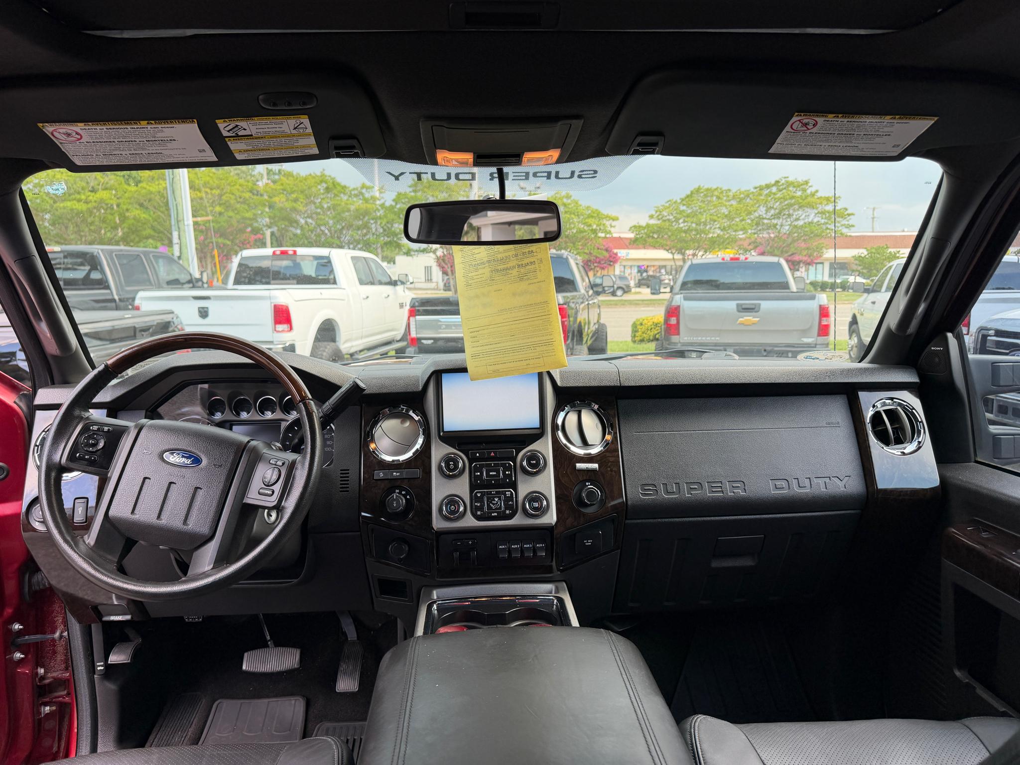 Ford Super Duty F-350 SRW 4WD Crew Cab 172" Platinum 2014
