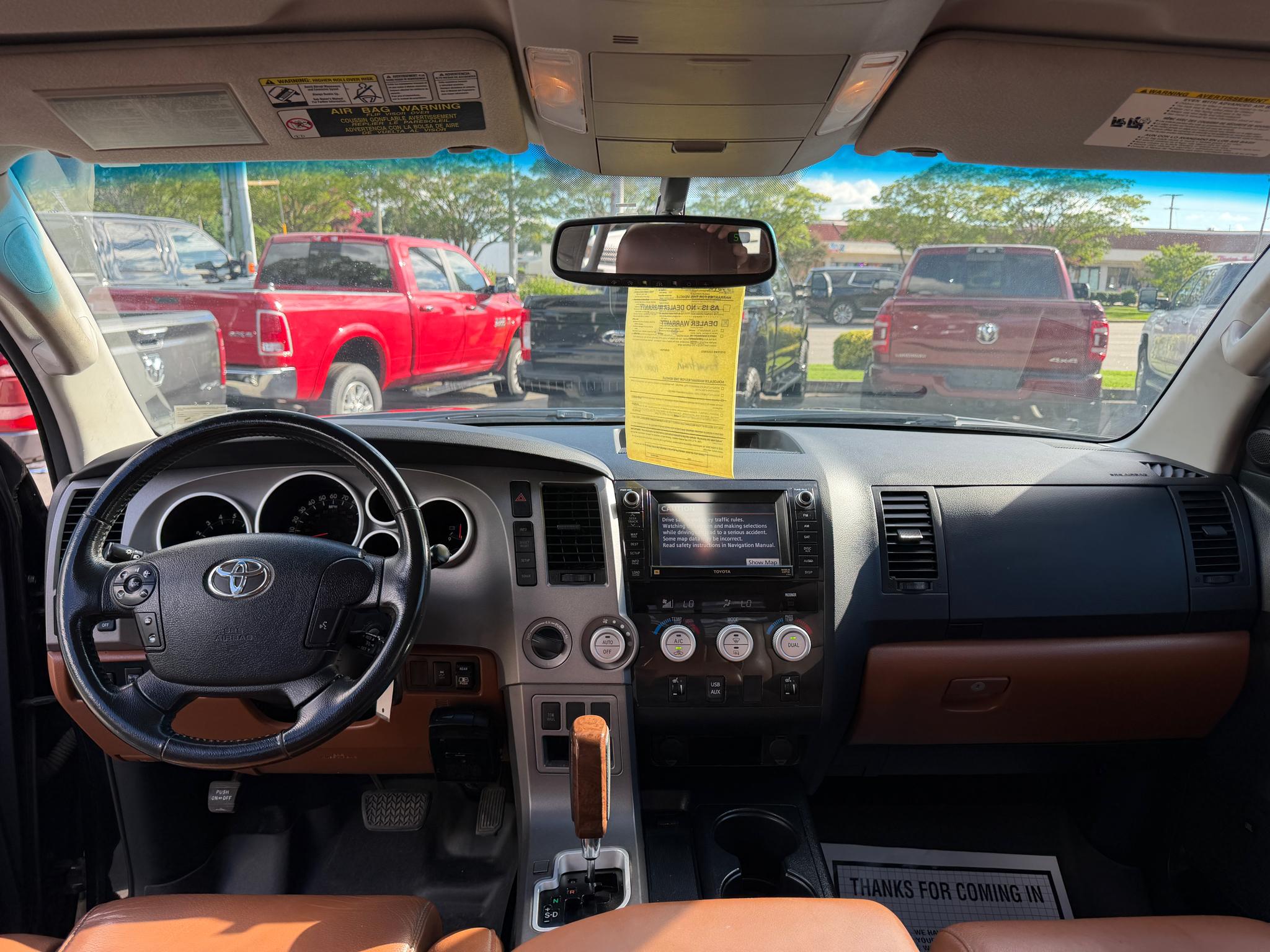Toyota Tundra 4WD Truck Double Cab 5.7L V8 6-Spd AT LTD (Natl) 2012