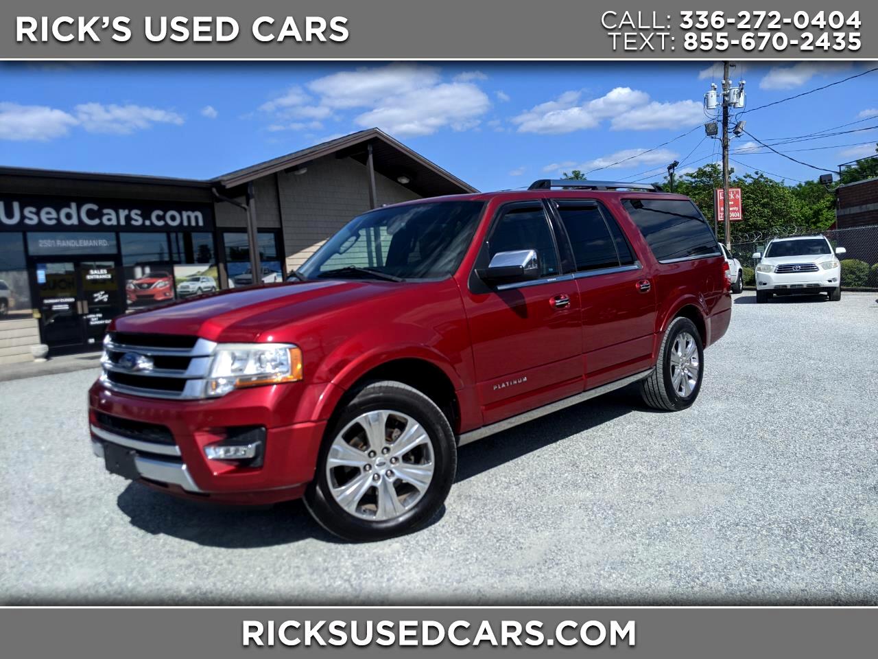 Used 2015 Ford Expedition EL Platinum for Sale in Greensboro NC 27406