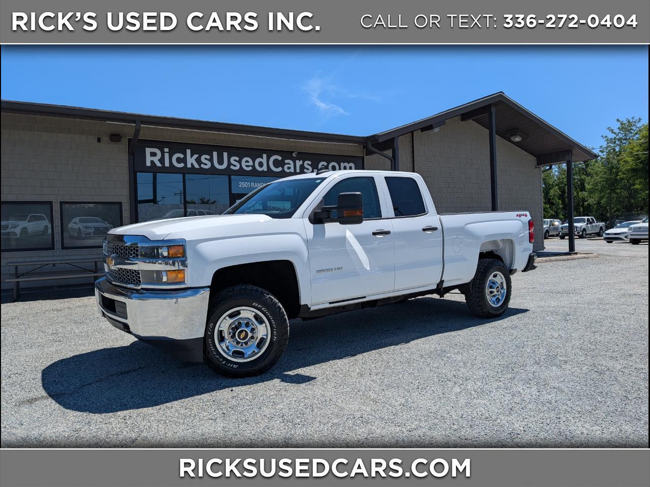 2019 Chevrolet Silverado 2500HD Work Truck Double Cab 4WD