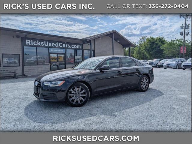 Black 2014 Audi A6 2.0T Premium Plus Sedan FWD Sedan Front-Wheel Drive Automatic