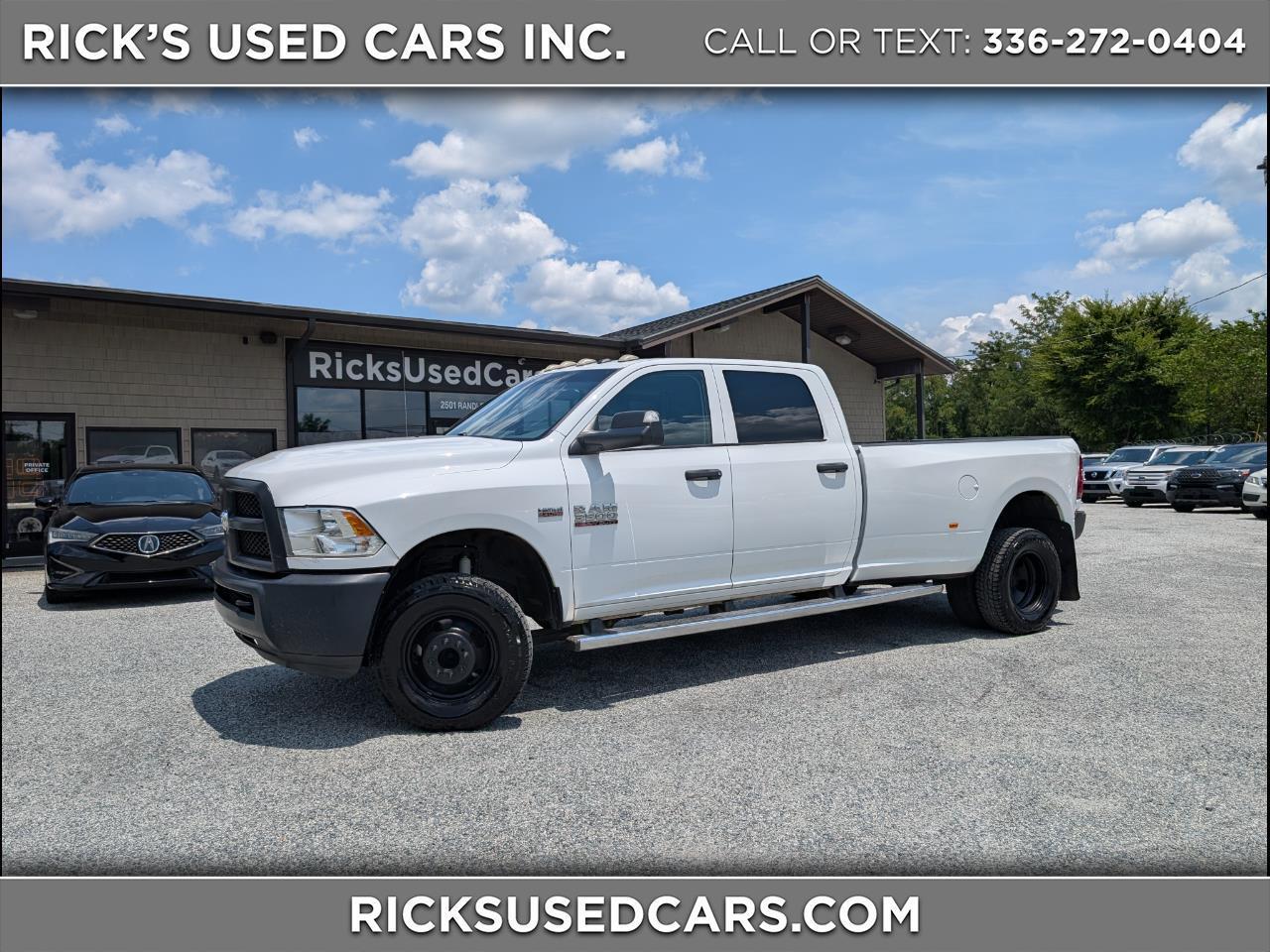 White 2016 RAM 3500 Pickup Truck Four-Wheel Drive Automatic