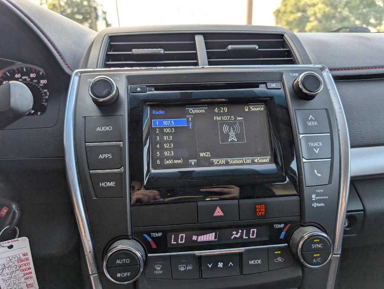 Toyota Camry XSE 2015