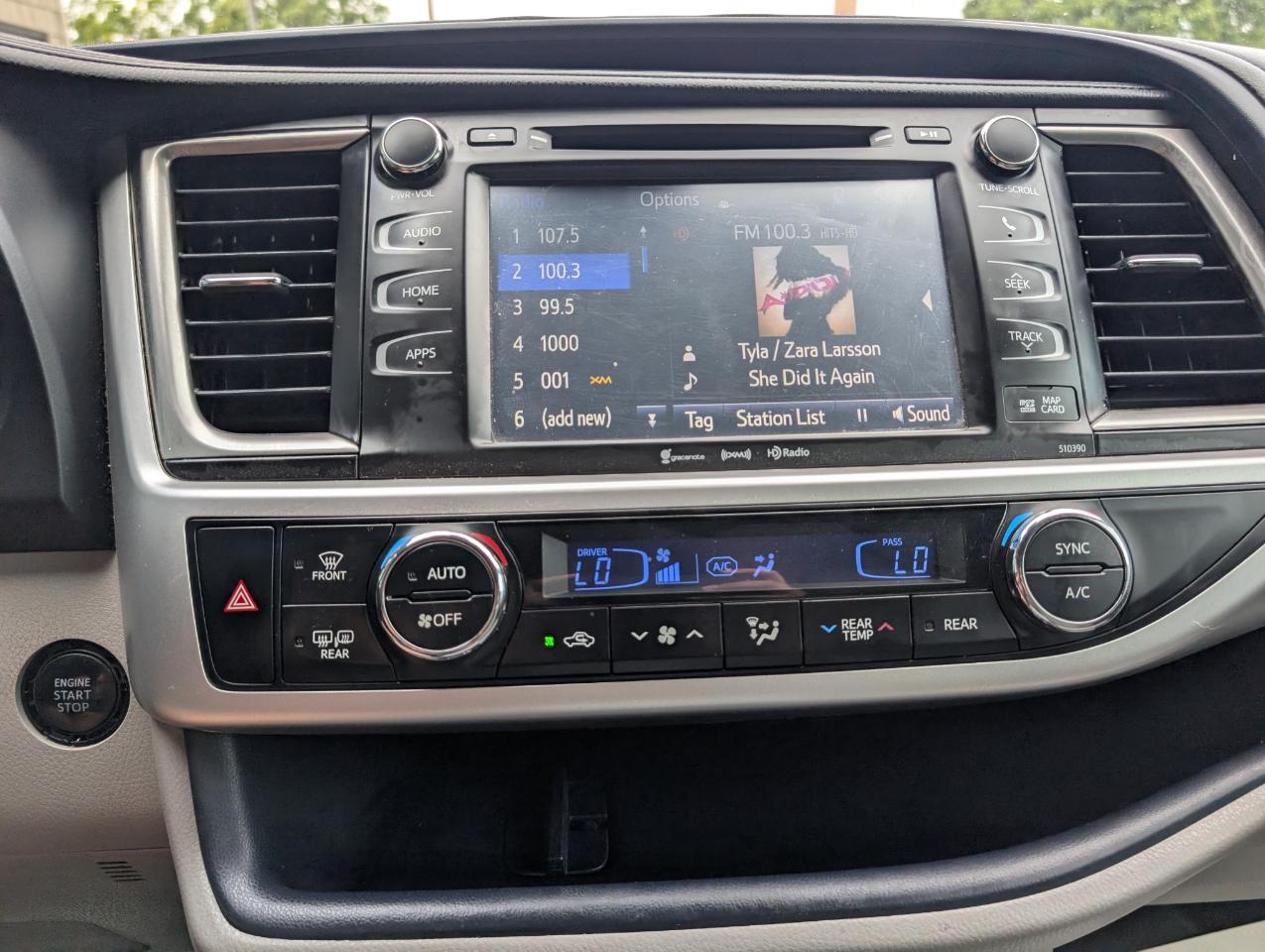 Toyota Highlander XLE 2019