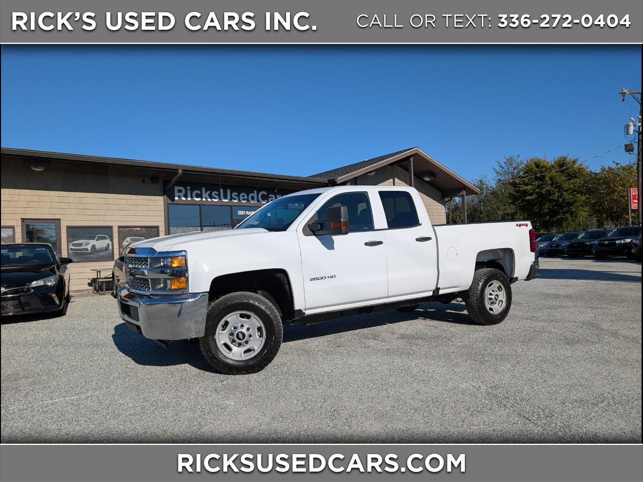 2019 Chevrolet Silverado 2500HD Work Truck Double Cab 4WD