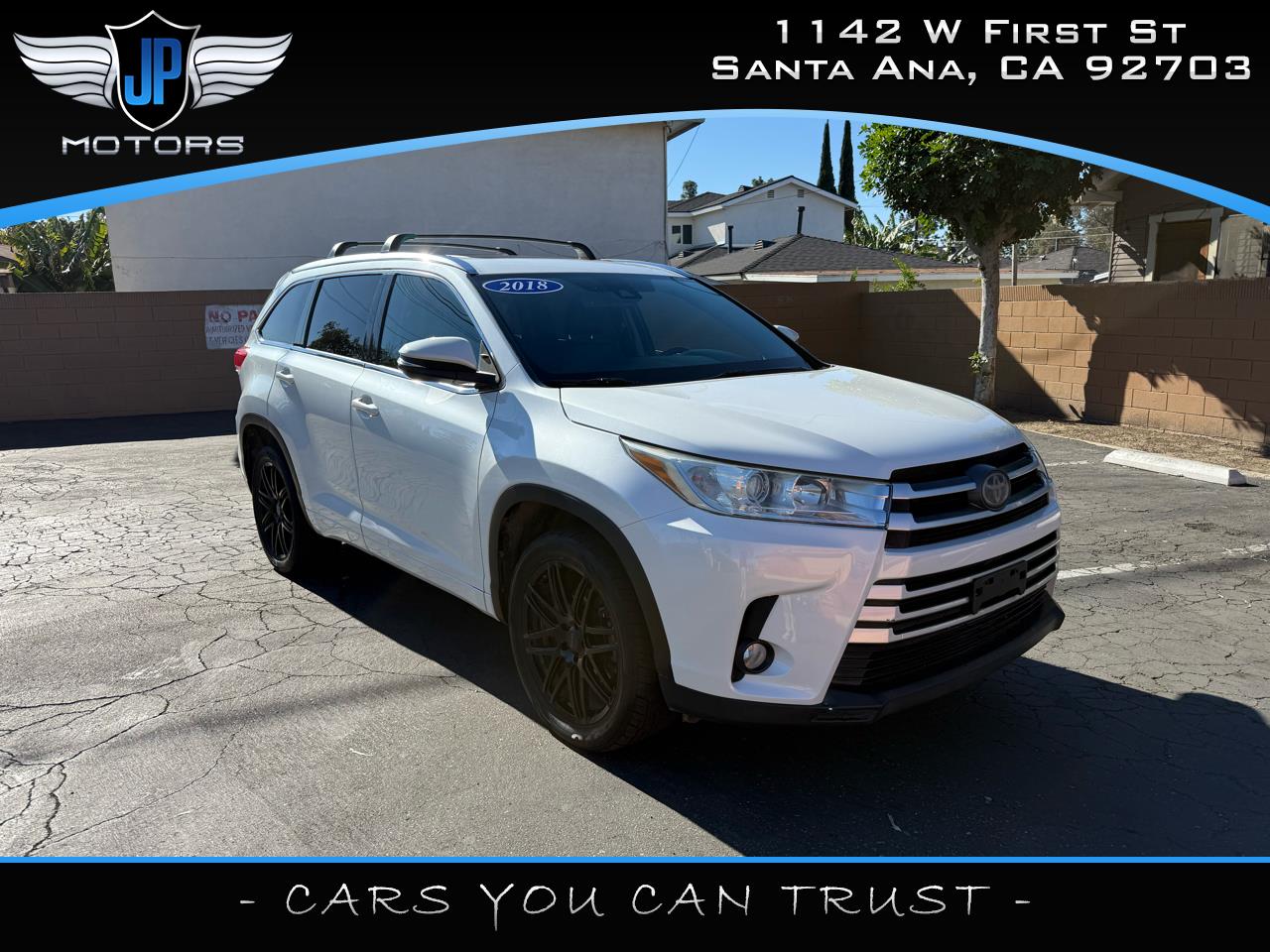 Toyota Highlander XLE V6 FWD (Natl) 2018