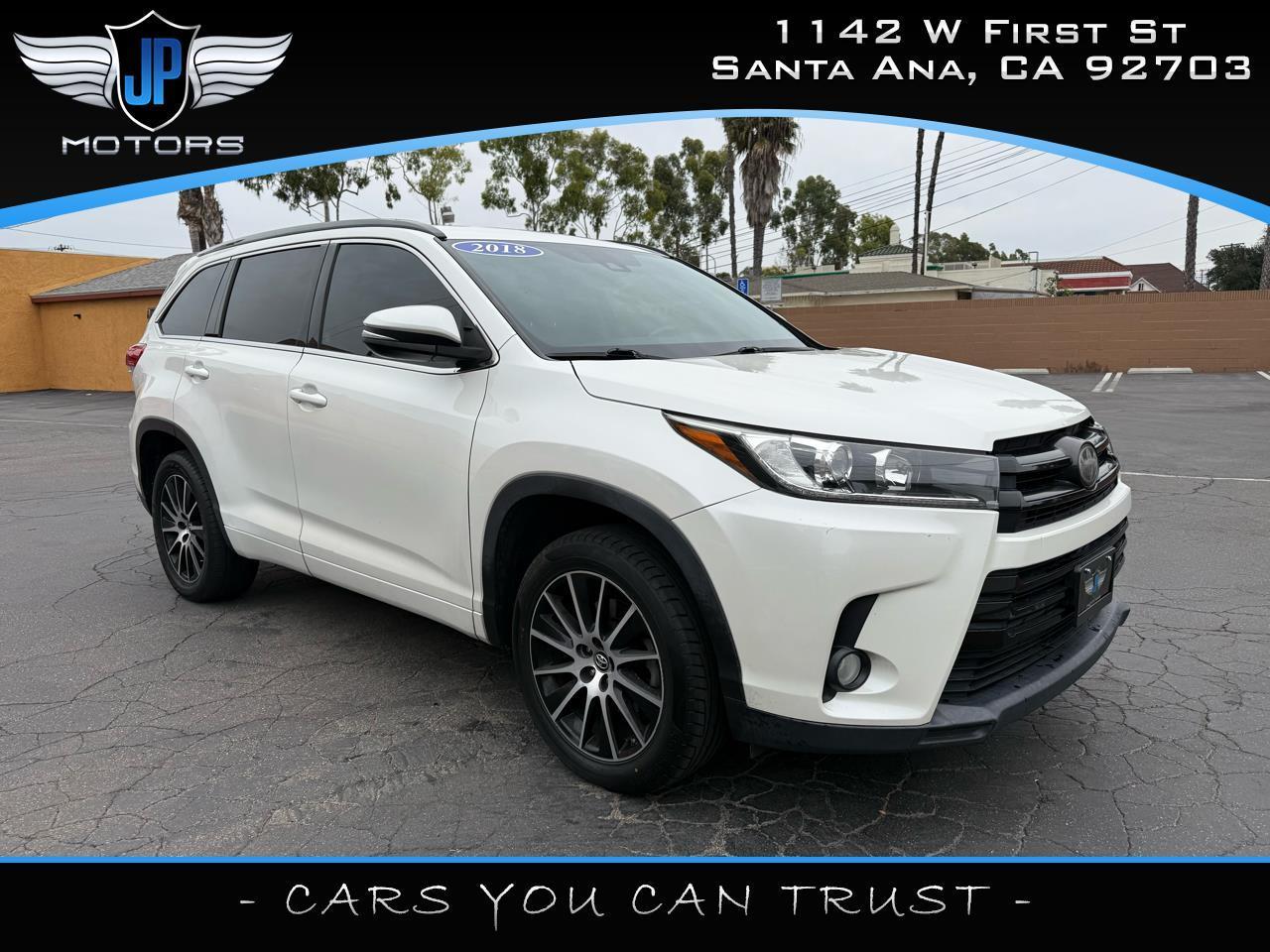 2018 Toyota Highlander XLE V6 FWD (Natl)