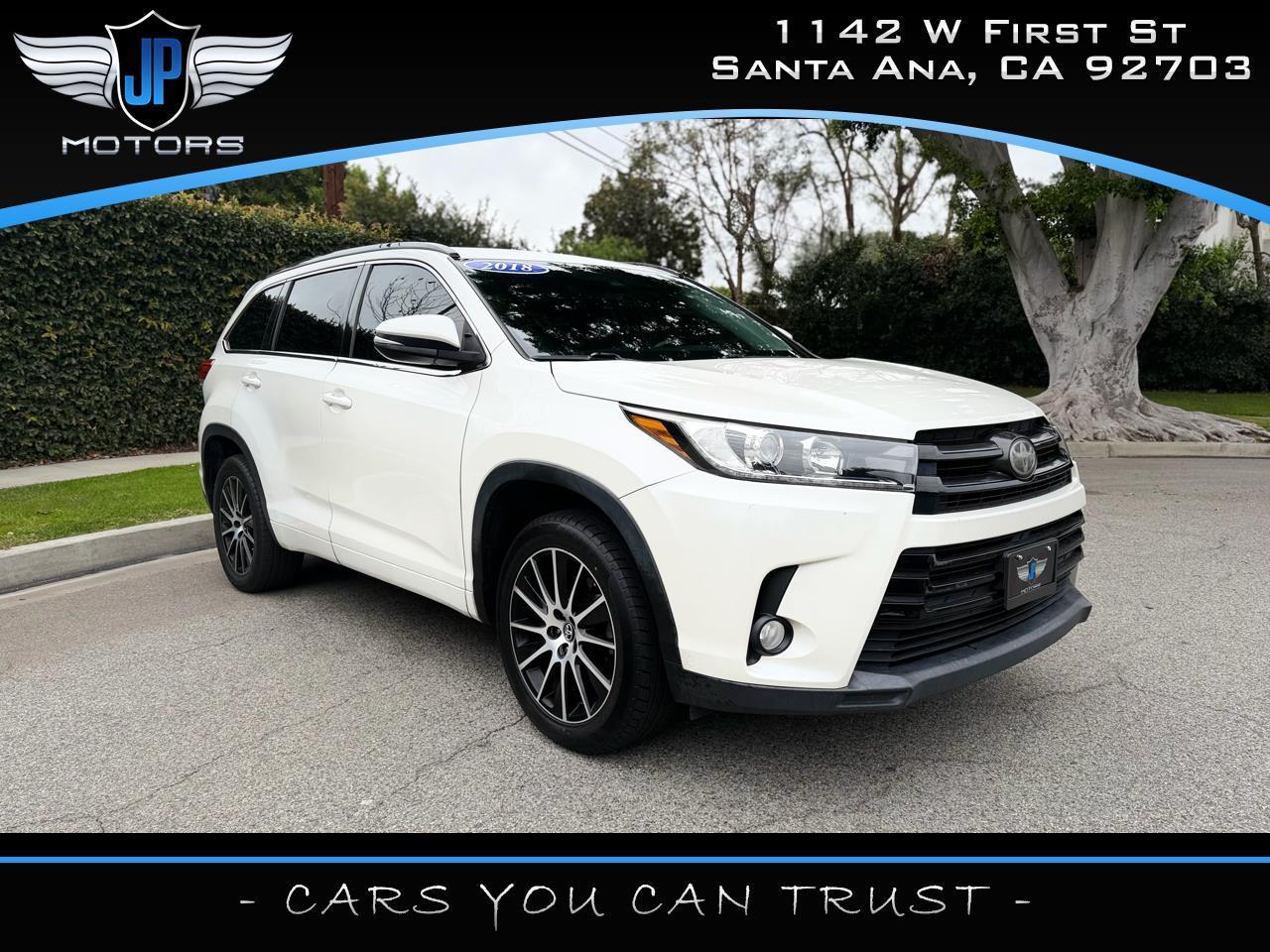 2018 Toyota Highlander XLE V6 FWD (Natl)