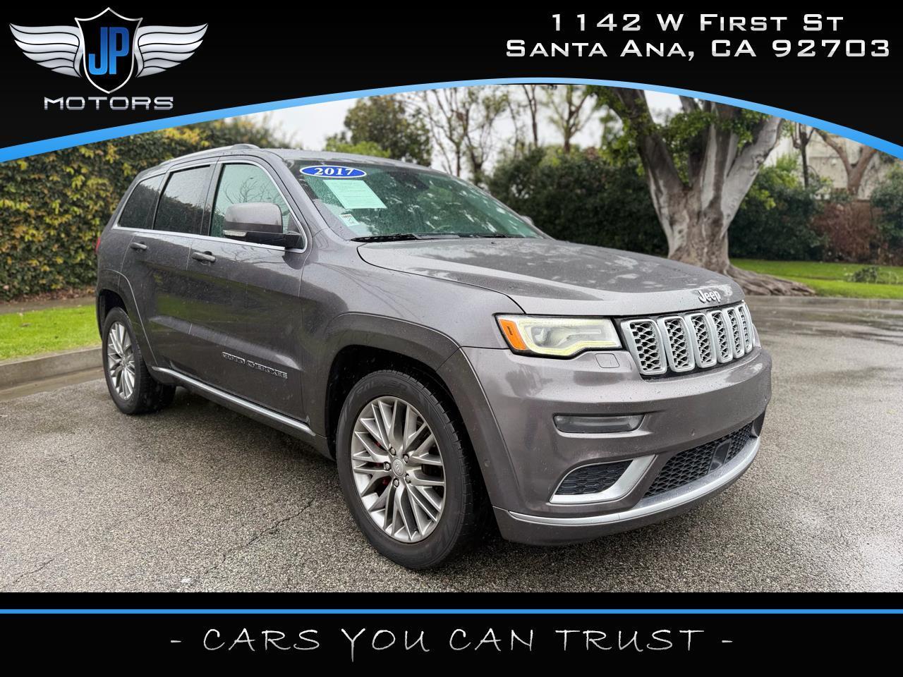 2017 Jeep Grand Cherokee Summit 4x2