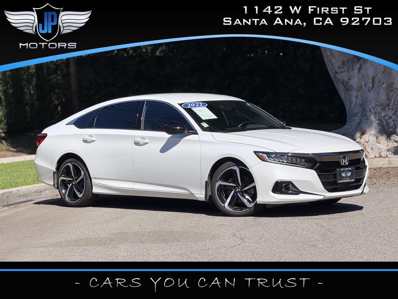 2022 Honda Accord Sedan Sport 1.5T CVT