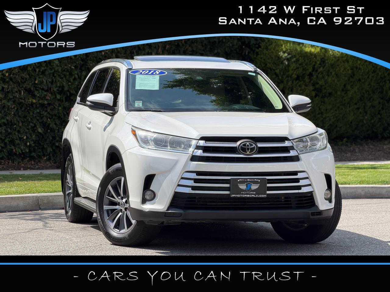 2018 Toyota Highlander XLE V6 FWD (Natl)