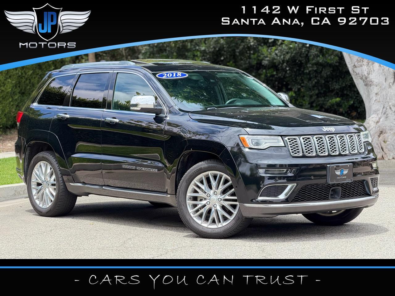 2018 Jeep Grand Cherokee Summit 4x4