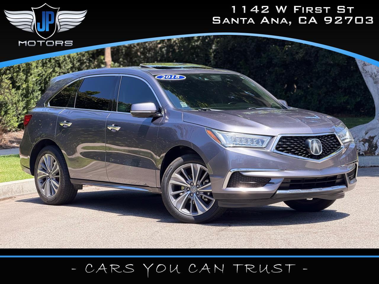 2018 Acura MDX FWD w/Technology Pkg
