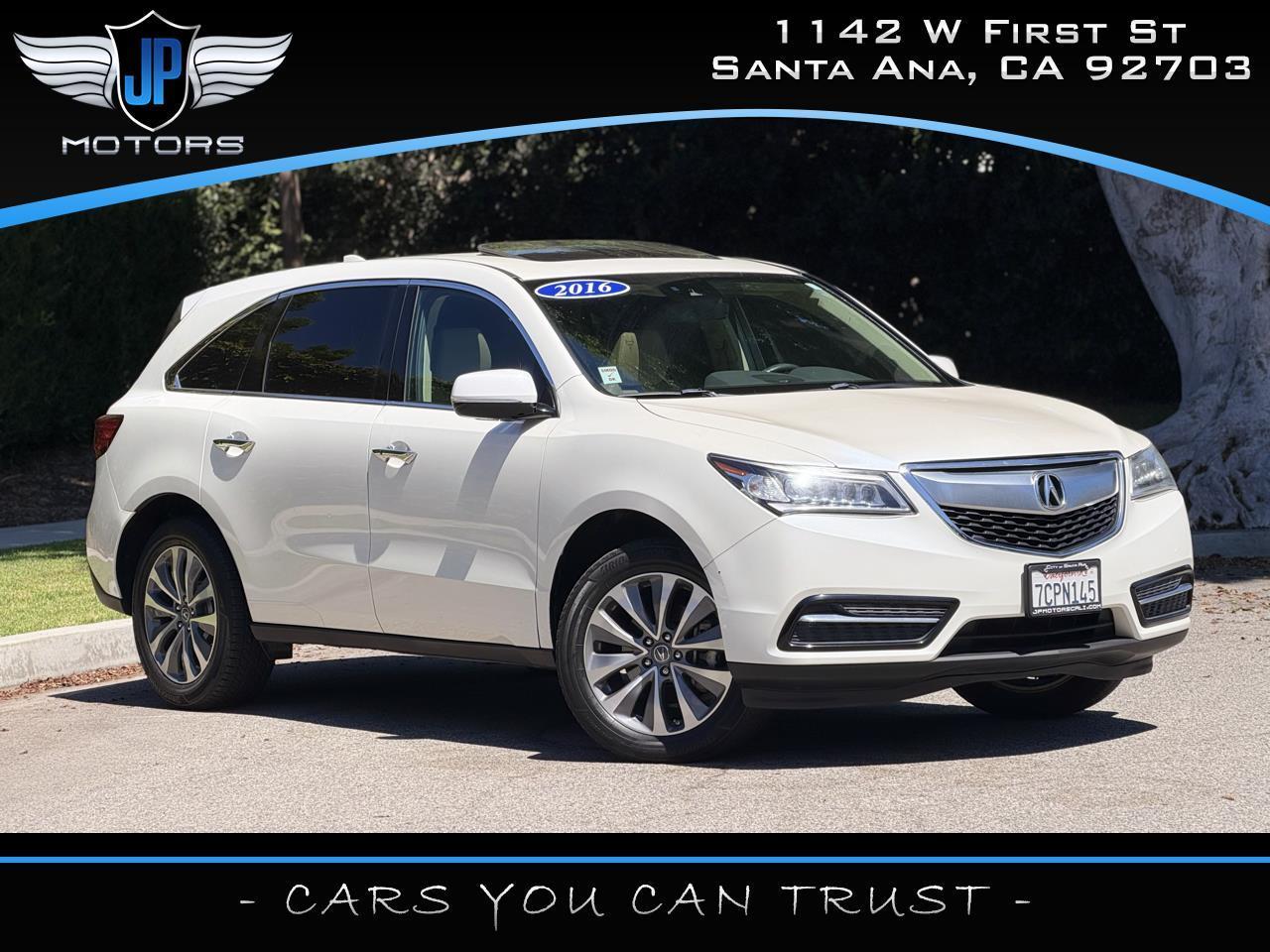 2016 Acura MDX FWD 4dr w/Tech/AcuraWatch Plus