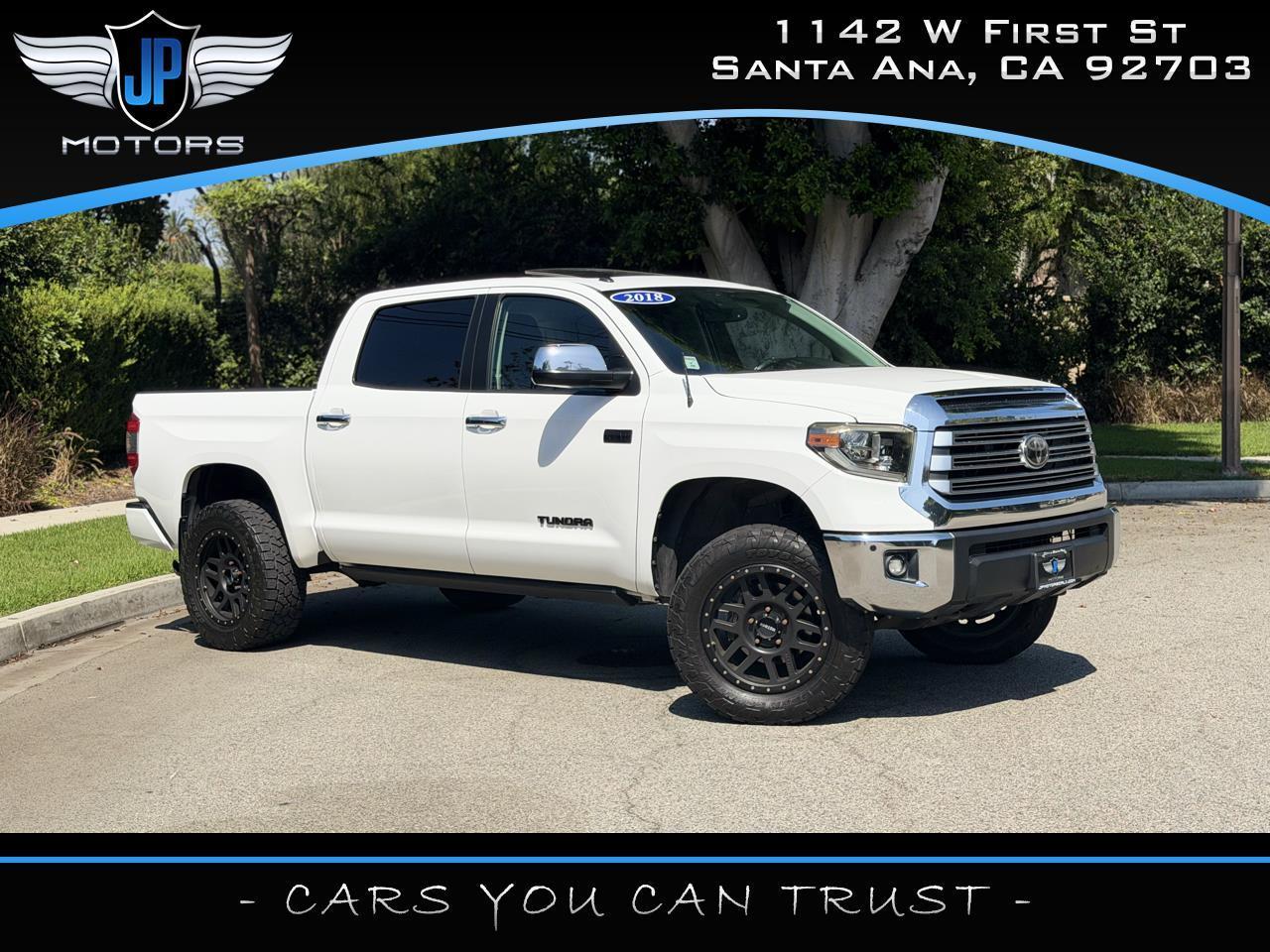 2018 Toyota Tundra 4WD Limited CrewMax 5.5' Bed 5.7L (Natl)