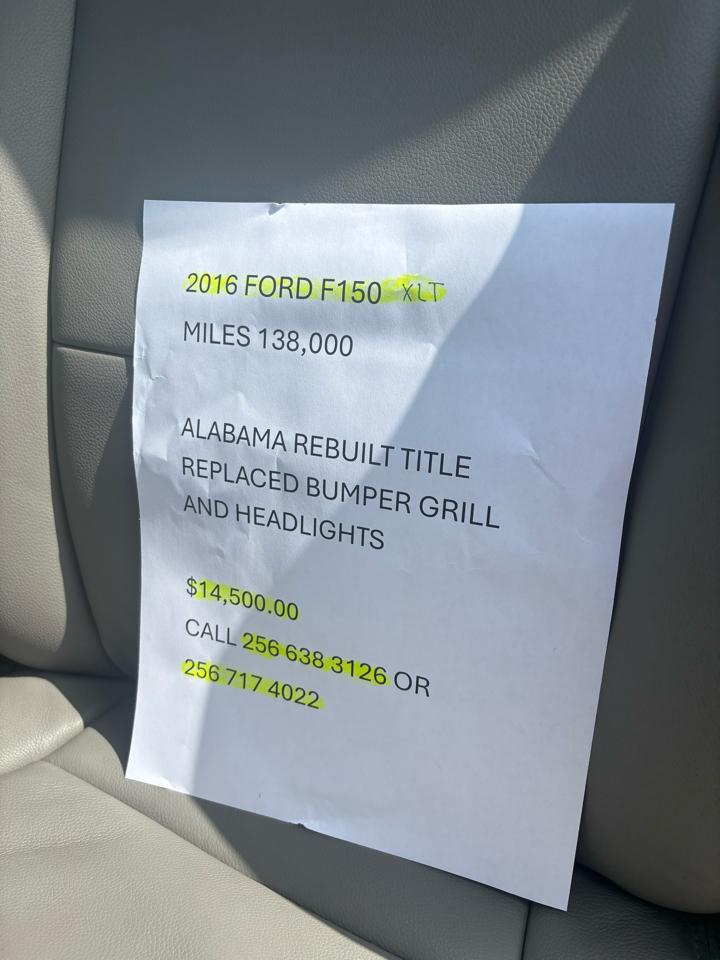 Ford F-150 2WD SuperCrew 145" XLT 2016
