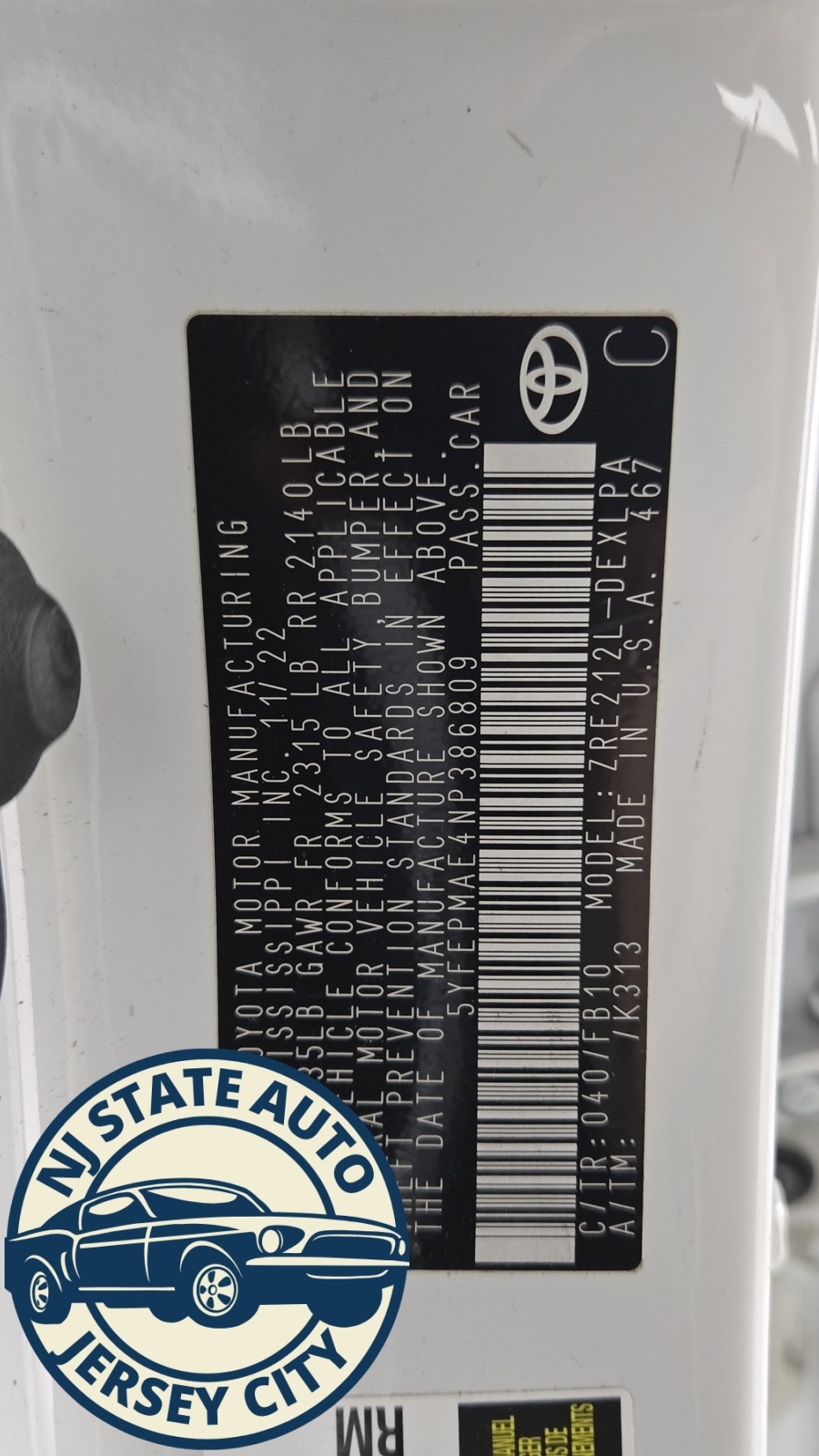 Toyota Corolla LE 2022