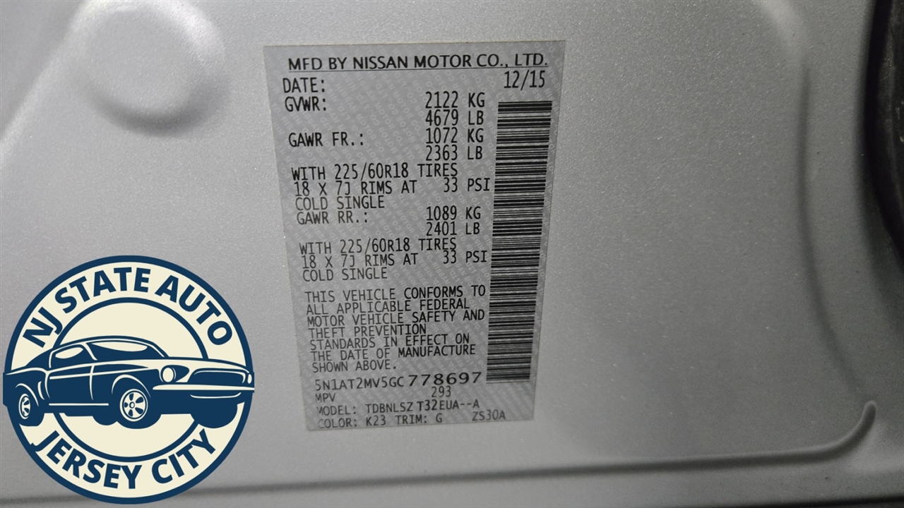 Nissan Rogue SL AWD 2016