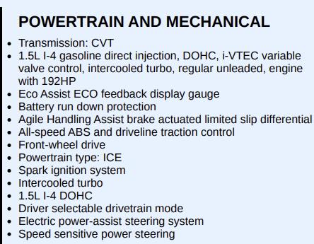 Honda Accord Sport CVT 2020