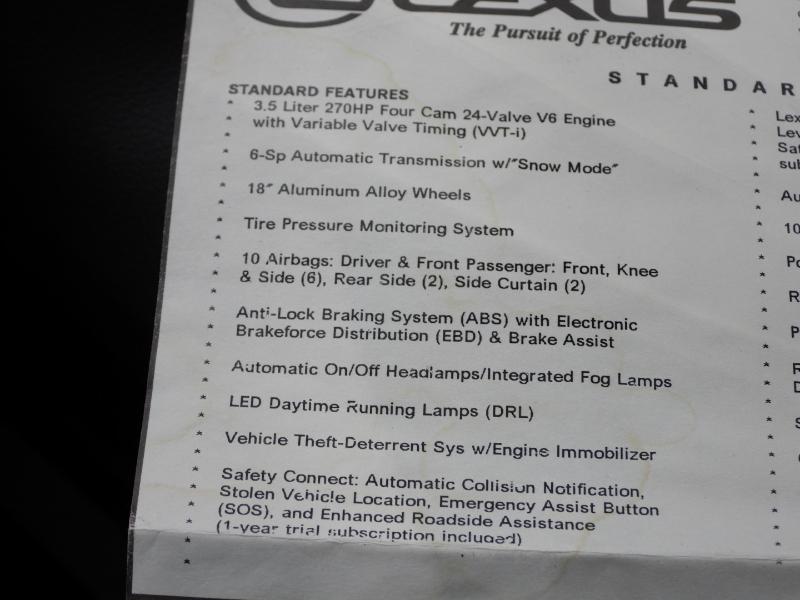 Lexus RX 350 FWD 2014 Lexus RX 350 FWD 2014