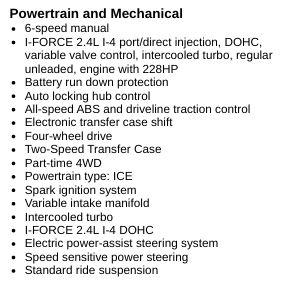 Toyota Tacoma SR Double Cab 4WD 2024