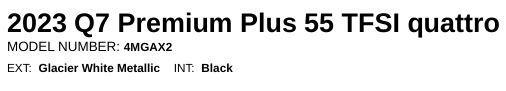Audi Q7 Premium Plus 55 TFSI quattro 2023