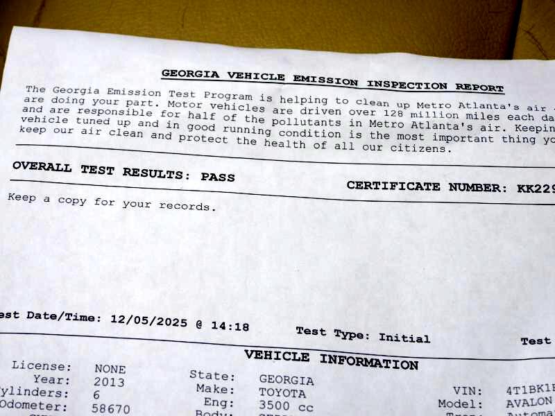 Toyota Avalon XLE 2013