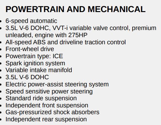 Lexus RX 350 FWD 2010