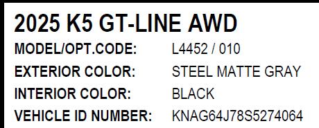 Kia K5 GT-Line 2025