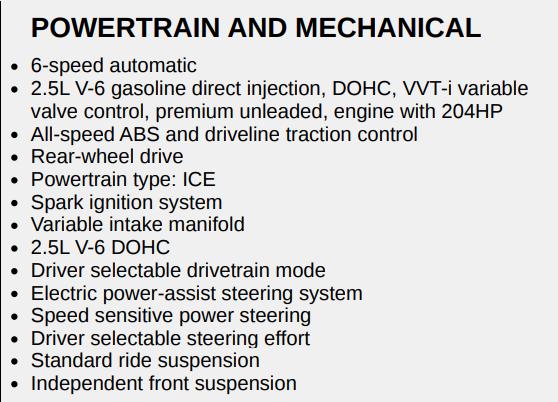 Lexus IS 250 RWD 2014