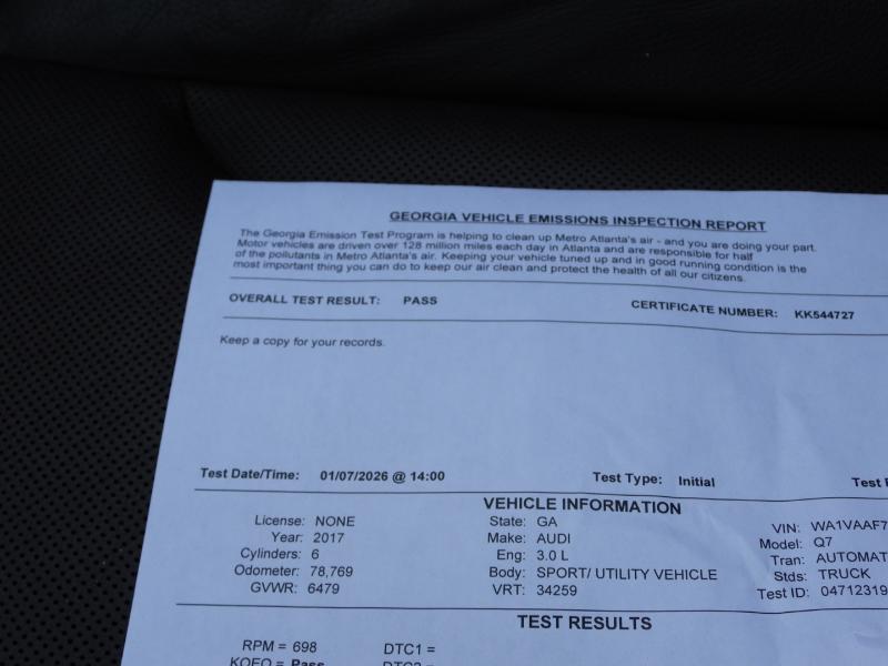 Audi Q7 3.0T Prestige quattro 2017