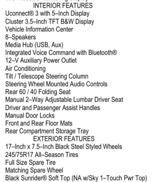 Jeep Wrangler Unlimited Sport S 2019