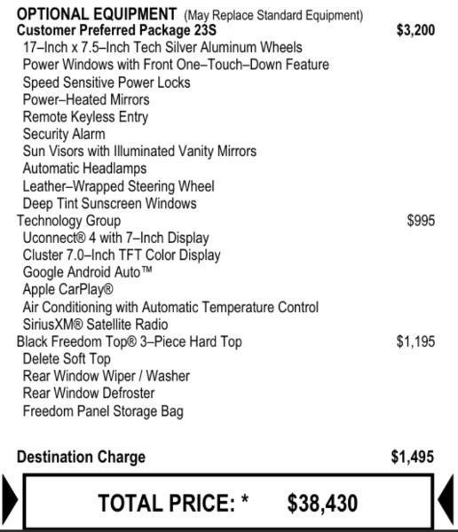 Jeep Wrangler Unlimited Sport S 2019