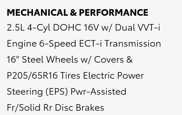 Toyota Camry LE 2012
