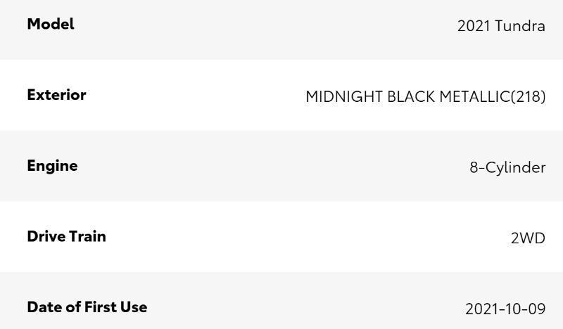 Toyota Tundra SR5 5.7L V8 CrewMax 2WD 2021