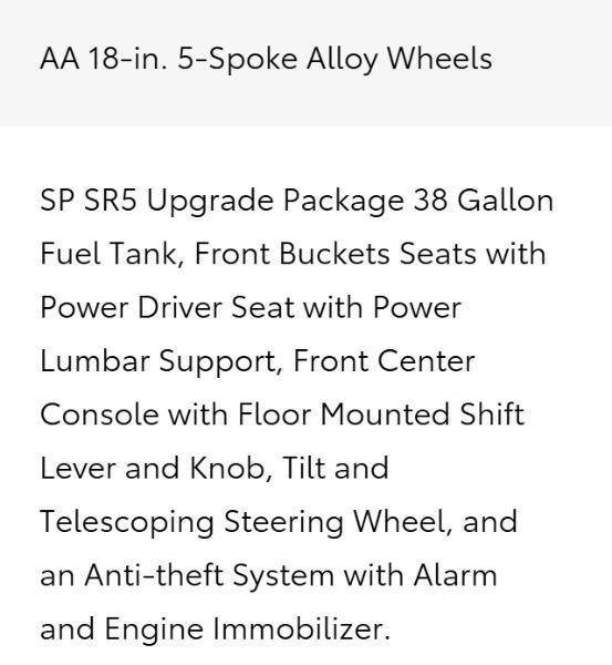 Toyota Tundra SR5 5.7L V8 CrewMax 2WD 2021