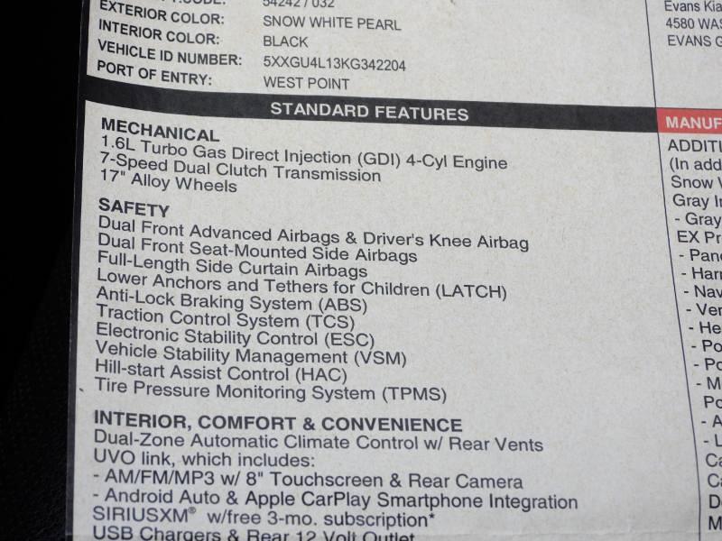 Kia Optima EX Premium DCT 2019