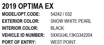 Kia Optima EX Premium DCT 2019