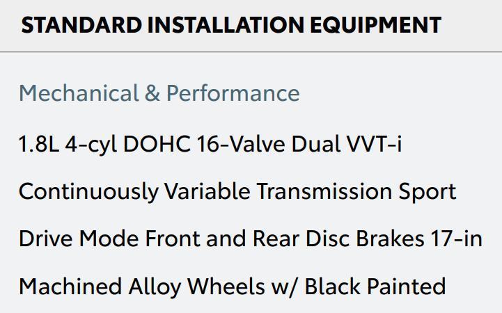 Toyota Corolla SE CVT 2018