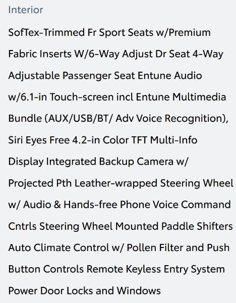 Toyota Corolla SE CVT 2018