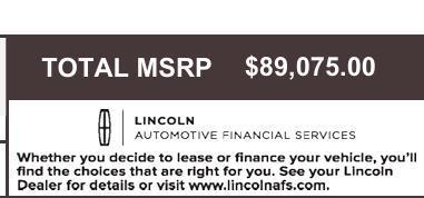 Lincoln Navigator Reserve 2WD 2020