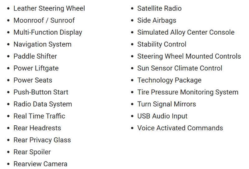Acura RDX 6-Spd AT w/ Technology Package 2015