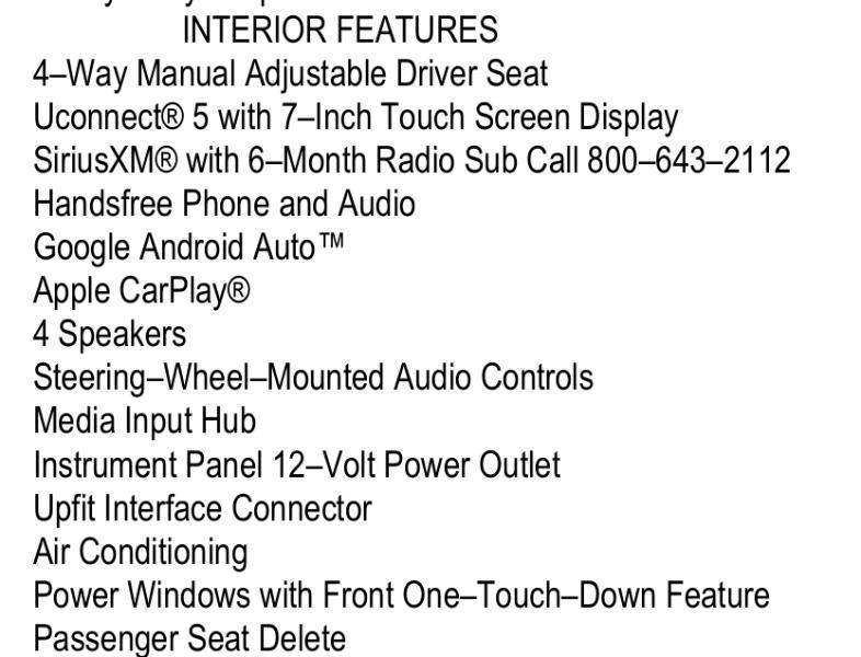 RAM Promaster 2500 High Roof 159-in. WB 2023