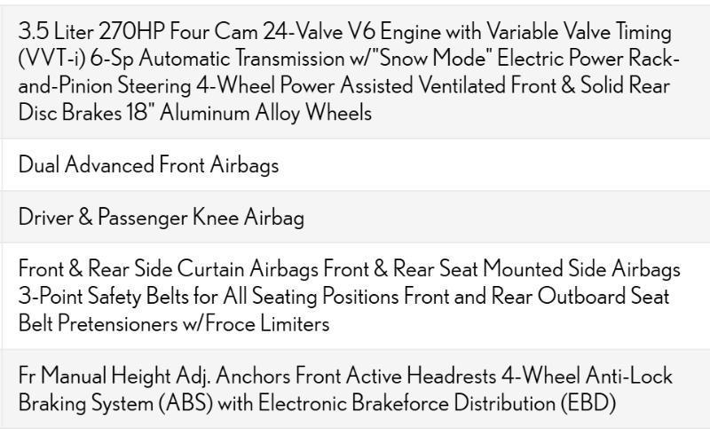 Lexus RX 350 FWD 2013