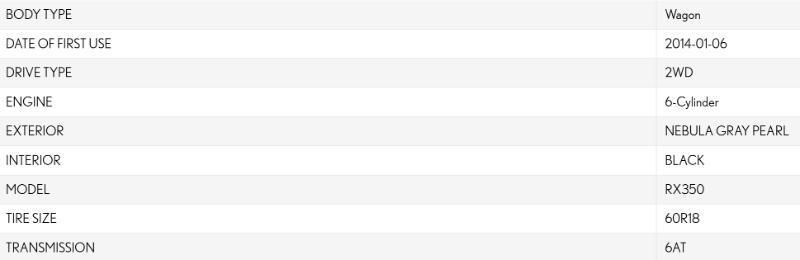 Lexus RX 350 Premium 2014