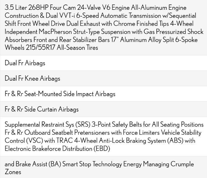 Lexus ES 350 Sedan 2013