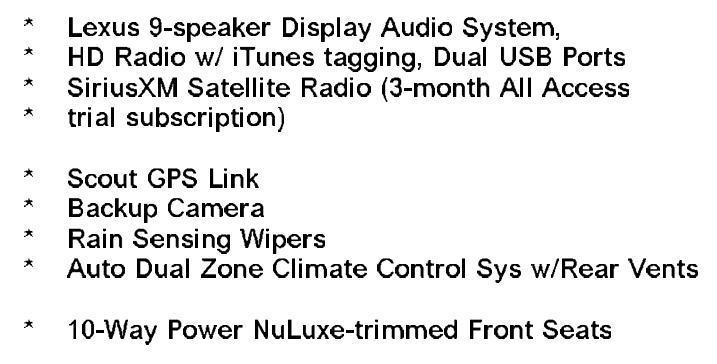 Lexus RX 350 FWD 2018